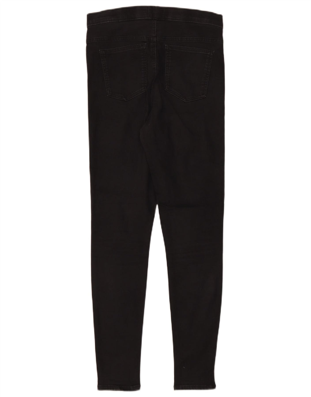 Marks & Spencer Damen Jegging-Jeans UK 12 Medium W30 L30 Schwarze Baumwolle