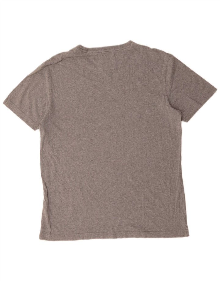 Crew Clothing Herren-T-Shirt aus mittelgrauer Baumwolle