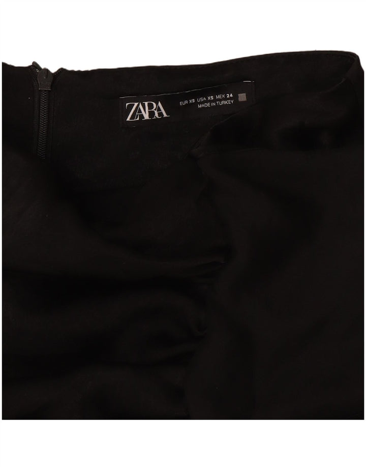 Zara Damen Freizeitshorts XS W24 Schwarz