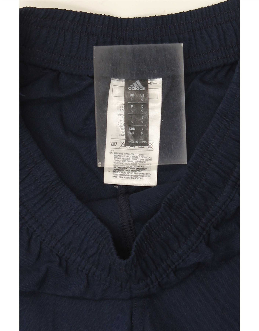Adidas Herren Sportshorts mit Grafik, Größe S, Marineblau, Polyester