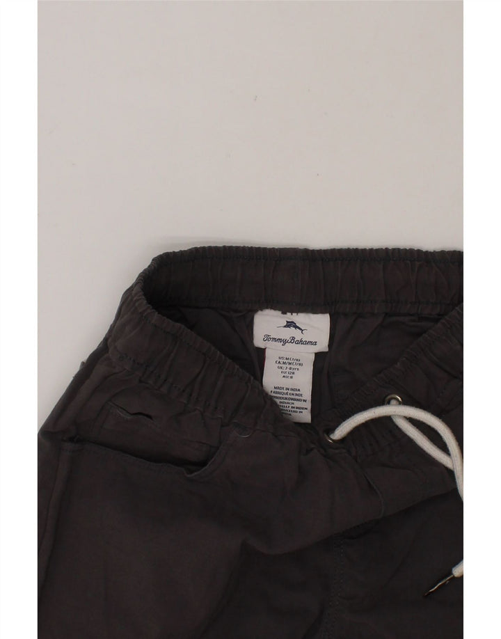 TOMMY BAHAMA Boys Straight Trousers 7-8 Years Medium Grey Cotton Vintage Tommy Bahama and Second-Hand Tommy Bahama from Messina Hembry 