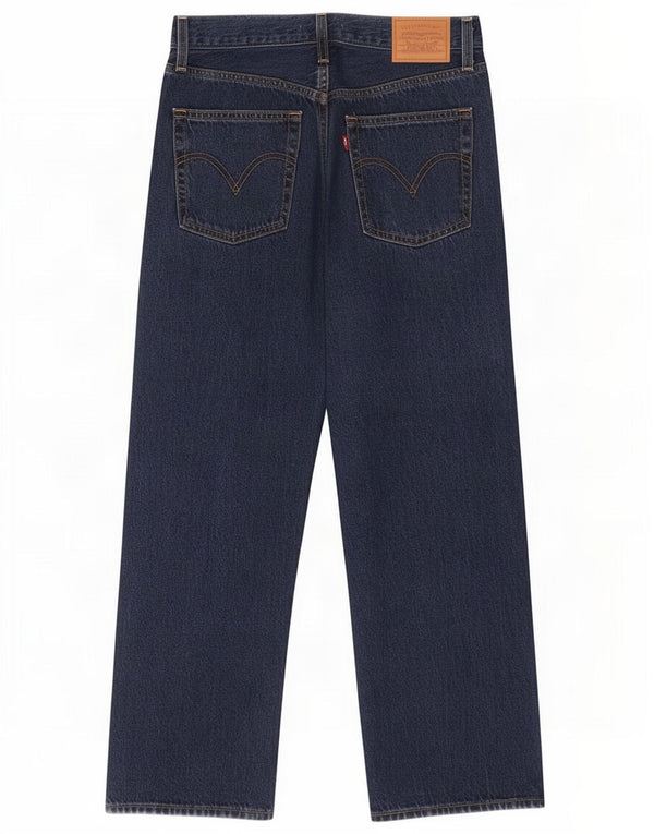 Levi's Damen Ribcage Straight Jeans W30 L27 Blaue Baumwolle