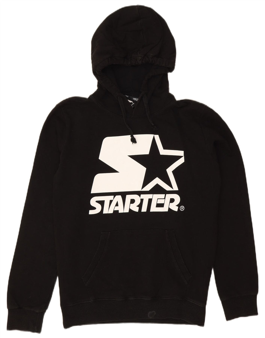 Starter Herren-Kapuzenpullover mit Grafik, mittelgroß, Schwarz