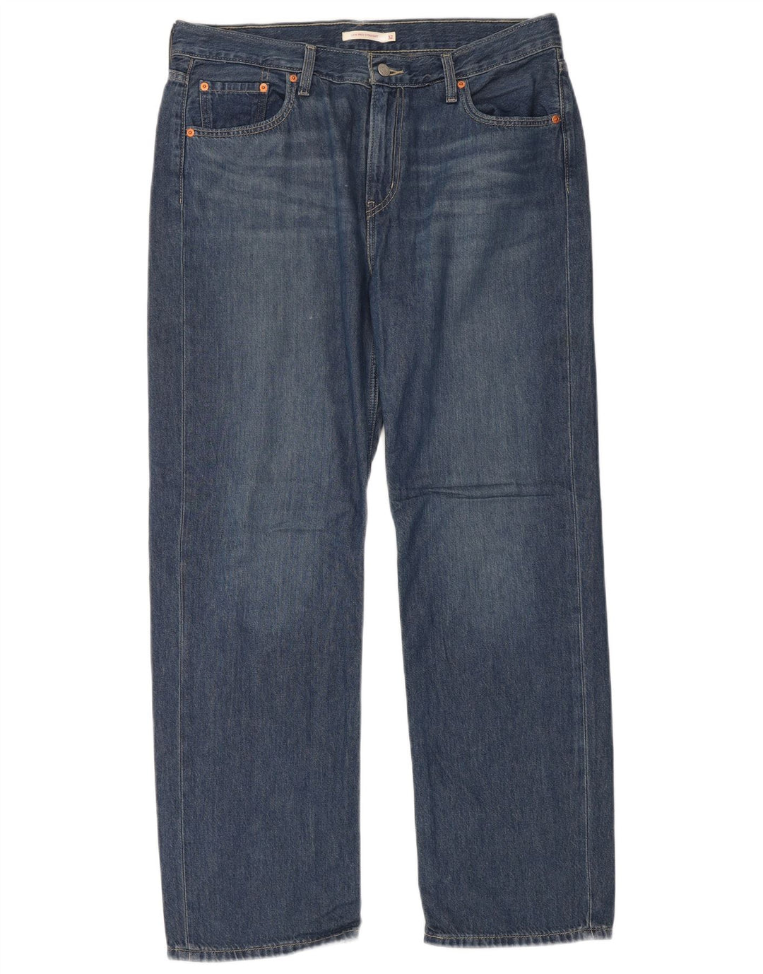 Levi's Herren Low Pro Straight Jeans W32 L32 Blaue Baumwolle