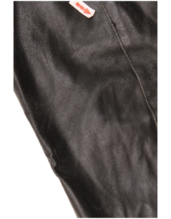 Vintage Herren Lederjacke UK 38 Mittelschwarzes Leder