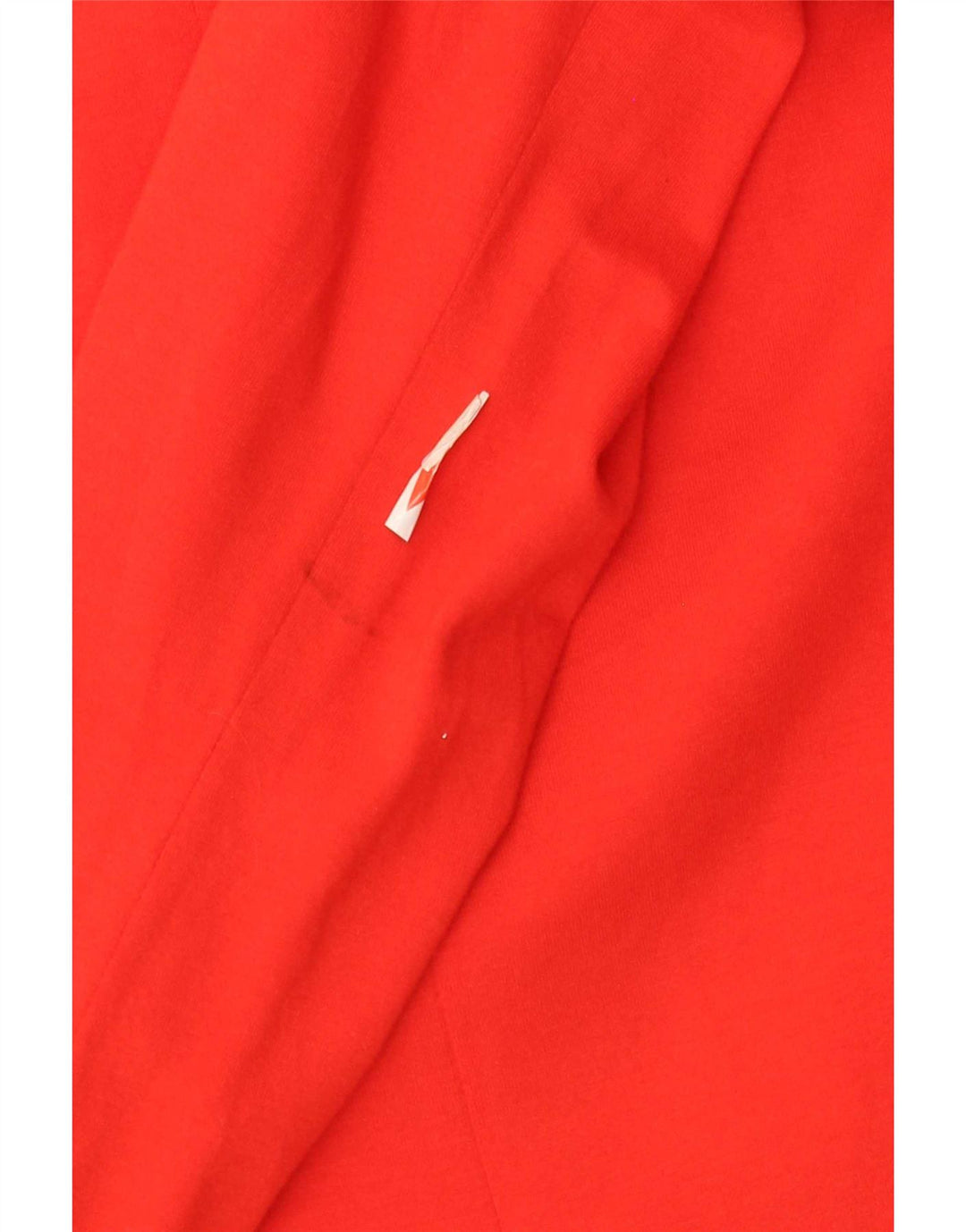 Zara Damen 1-Knopf-Blazerjacke UK 12 Mittelrote Viskose