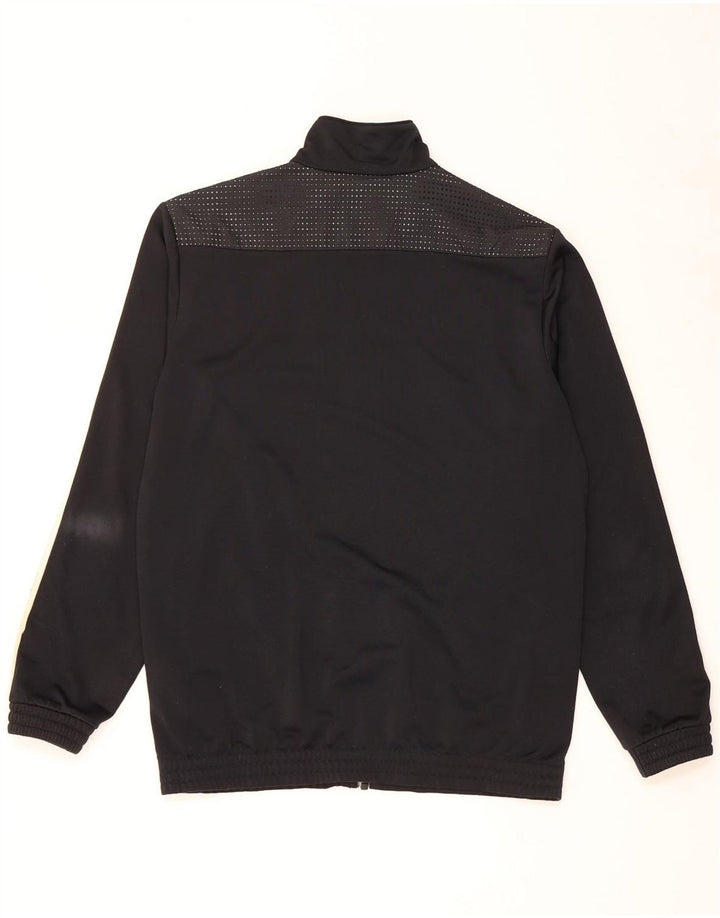 Adidas Herren Trainingsanzug Top Jacke UK 38/40 Medium Schwarz Colourblock
