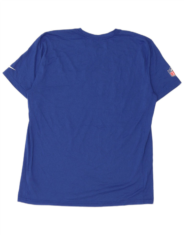 Nike Herren New York Giants Grafik-T-Shirt-Oberteil, großes, blaues Polyester
