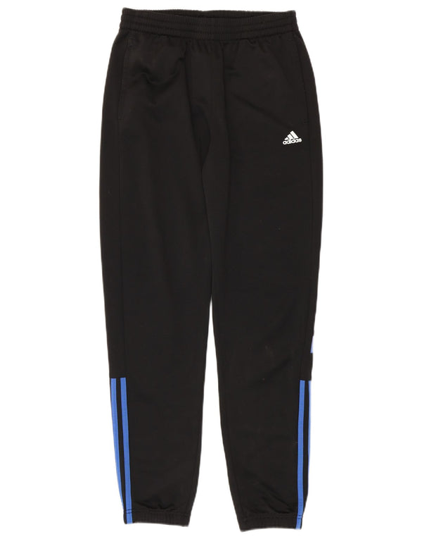 Adidas Jungen Trainingshose mit Grafik, Jogger, 13–14 Jahre, schwarzes Polyester