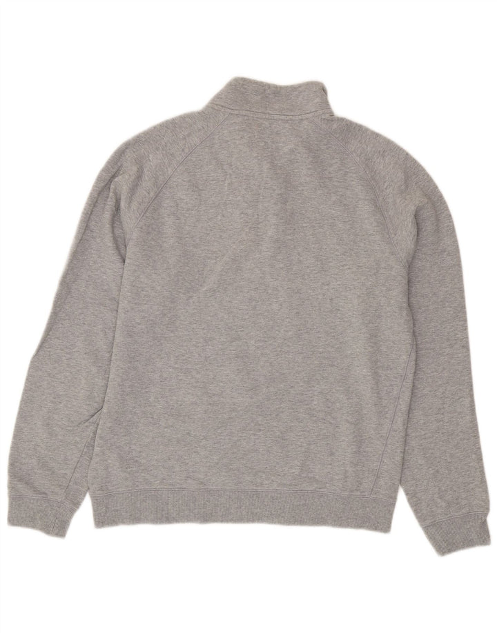 Farah Damen-Sweatshirt mit Reißverschluss am Hals, UK 16, Größe L, Grau, Baumwolle