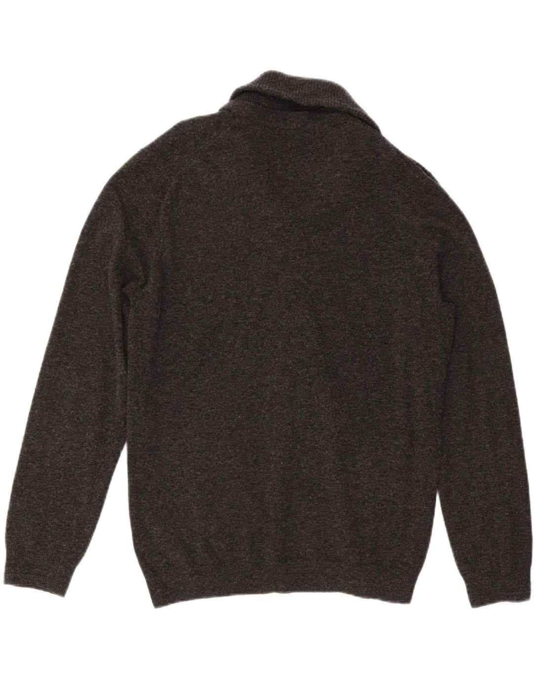 MASSIMO DUTTI Herren-Strickjacke, Größe L, Grau