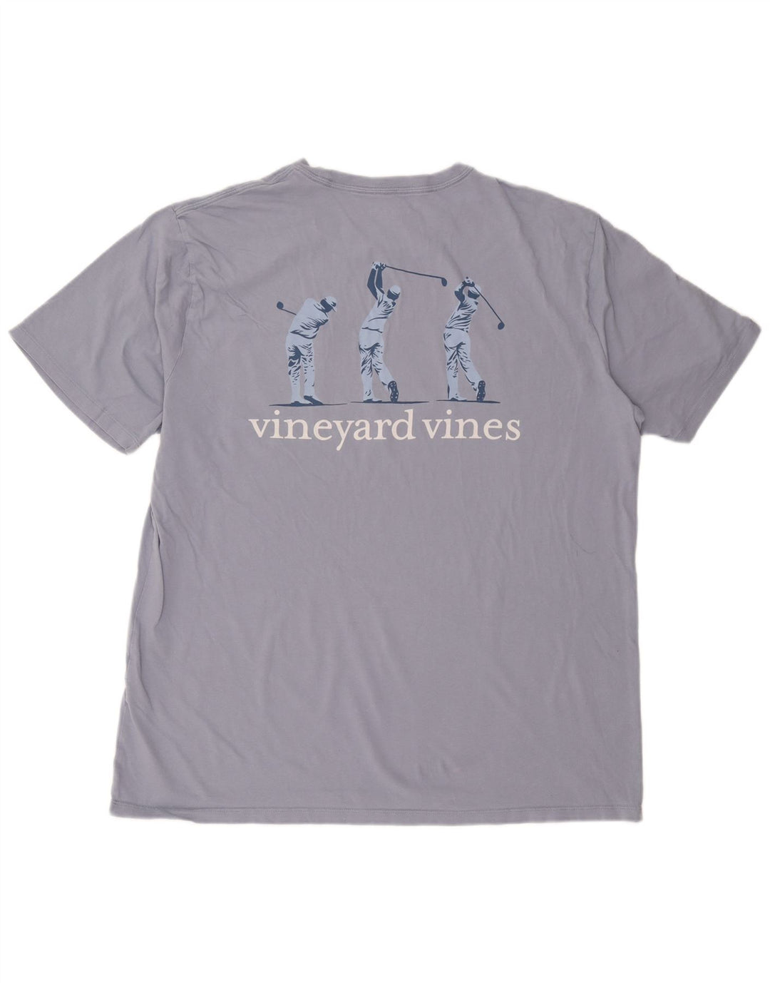 Vineyard Vines Herren Grafik T-Shirt Top XL Lila Baumwolle