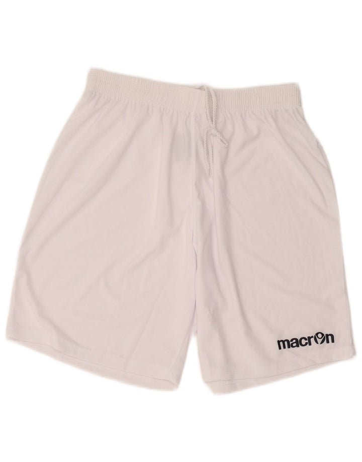 Macron Herren Graphic Sport Shorts XL Weiß
