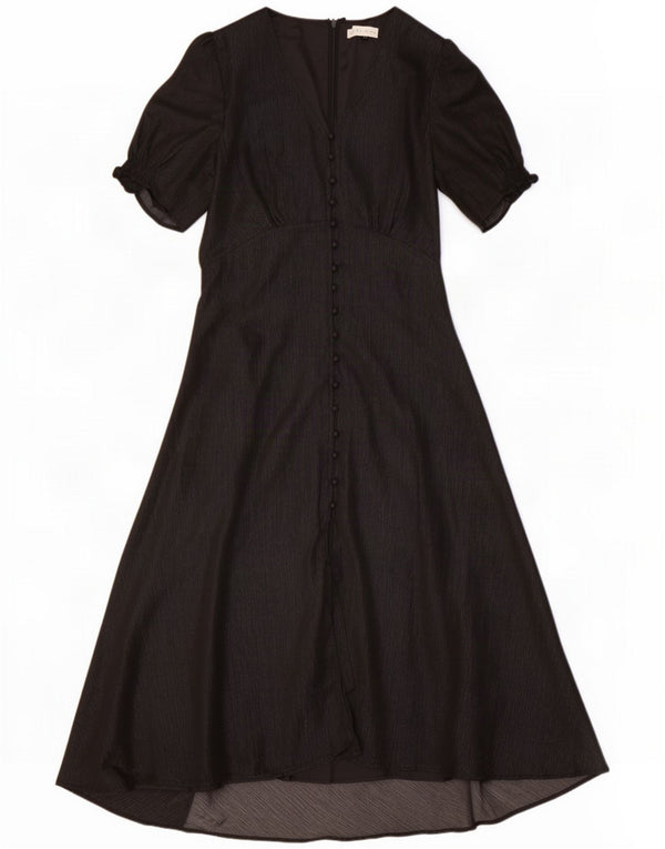 Rowen Avenue Damen Maxikleid UK 12 Medium Schwarz Polyester