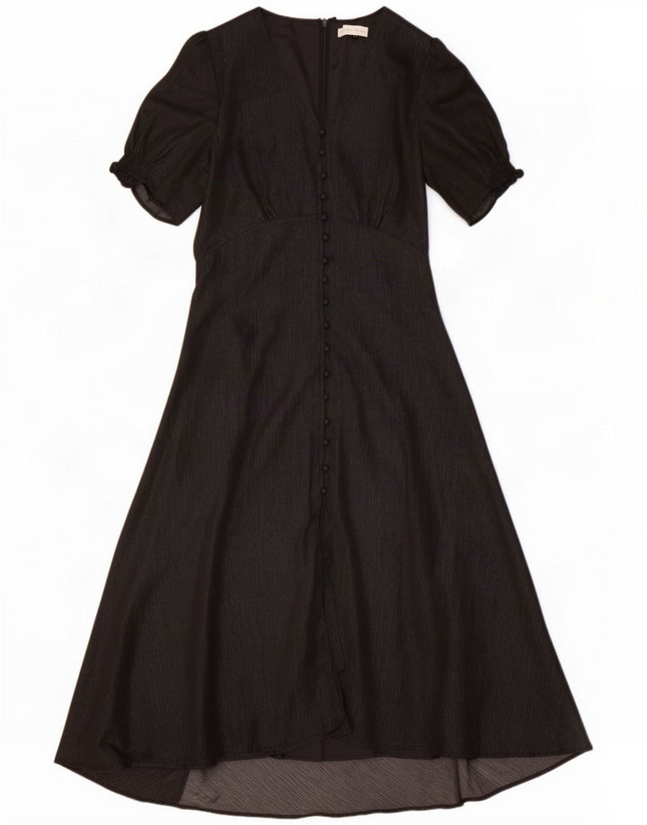 Rowen Avenue Damen Maxikleid UK 12 Medium Schwarz Polyester