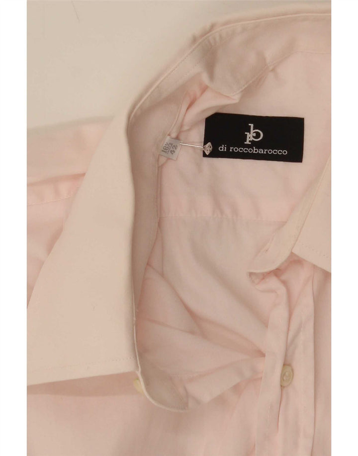 Roccobarocco Herrenhemd Größe 42 16 1/2 Large Pink