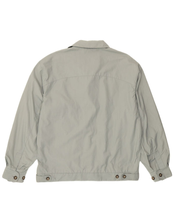 European Project Herren Bomberjacke UK 40 Large Grau Polyester