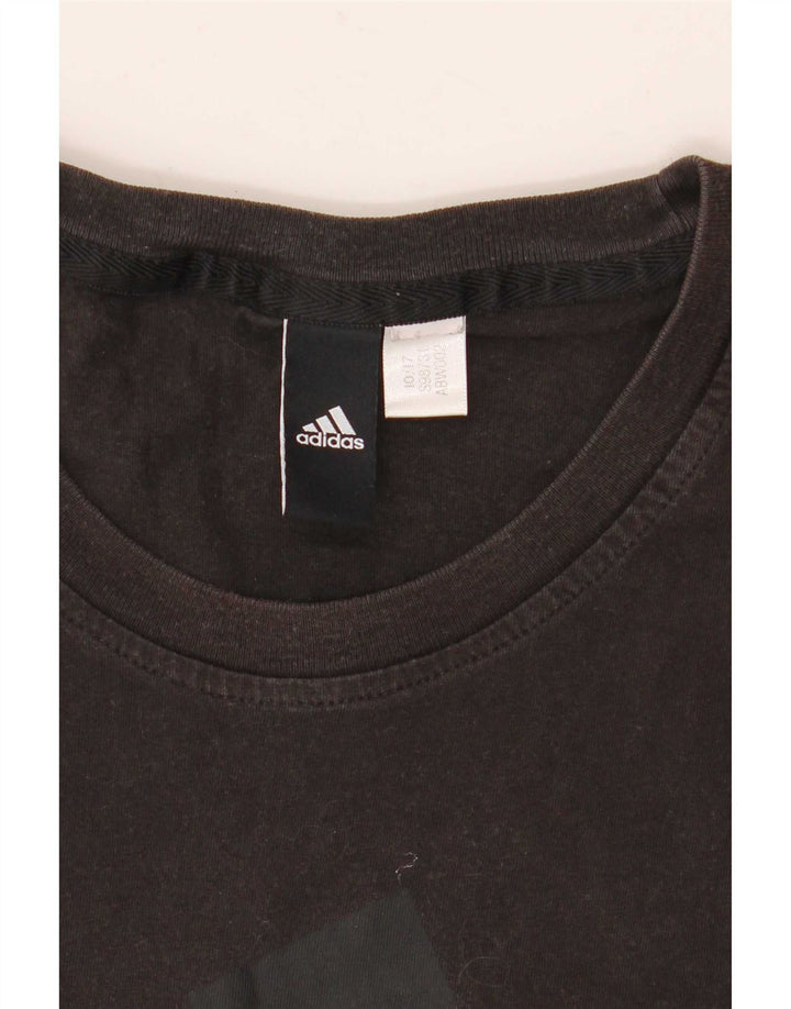 Adidas Herren Graphic T-Shirt Top Medium Schwarz