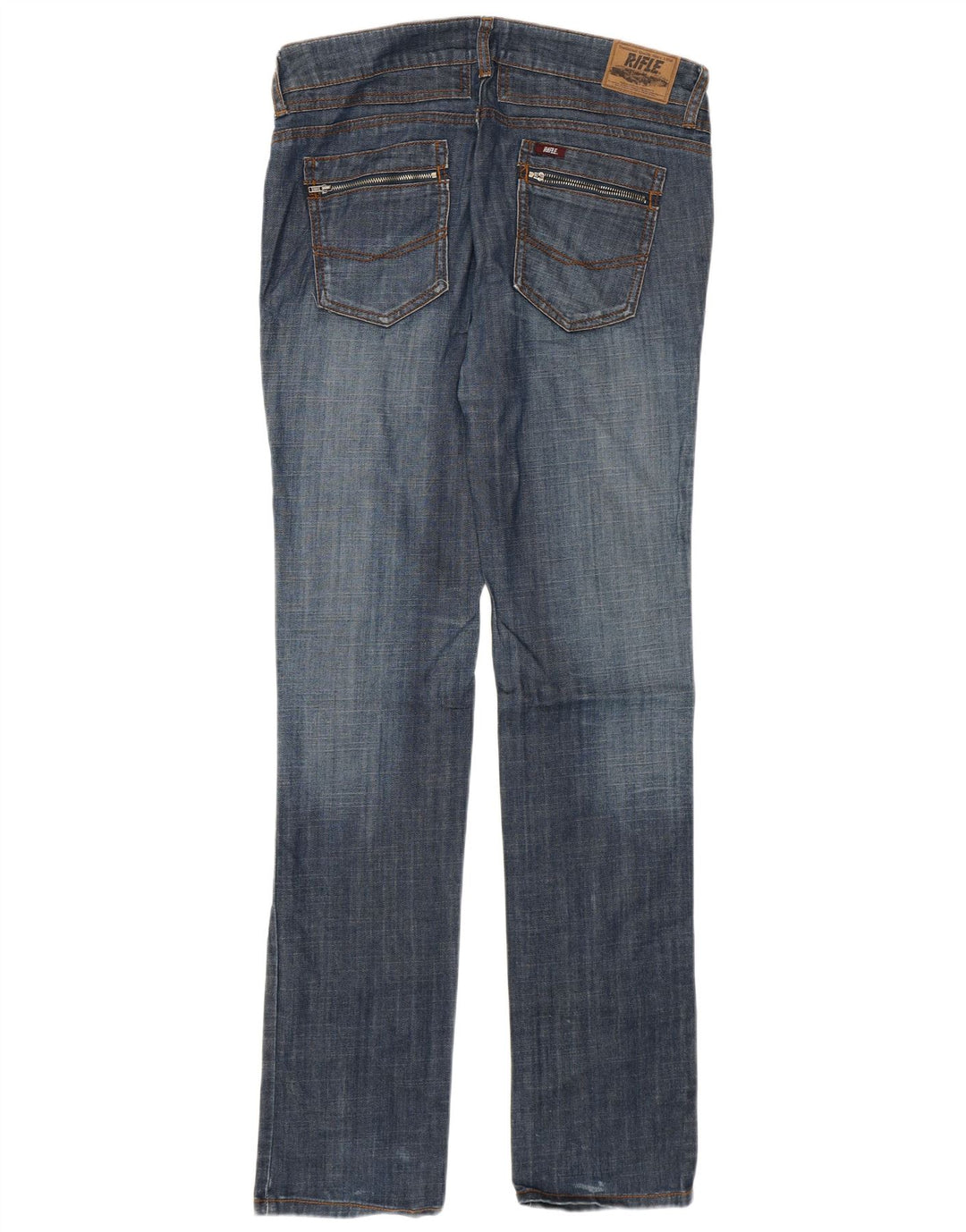 Rifle Damen Slim Jeans W30 L35 Blaue Baumwolle