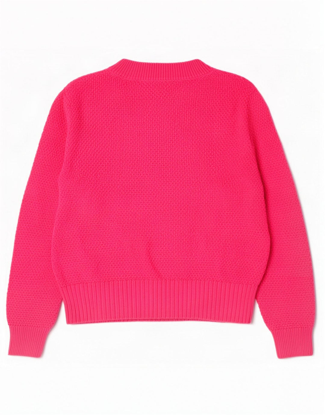 Marks & Spencer Damen-Pullover mit Rollkragen, UK 12, mittelrosa, Baumwolle