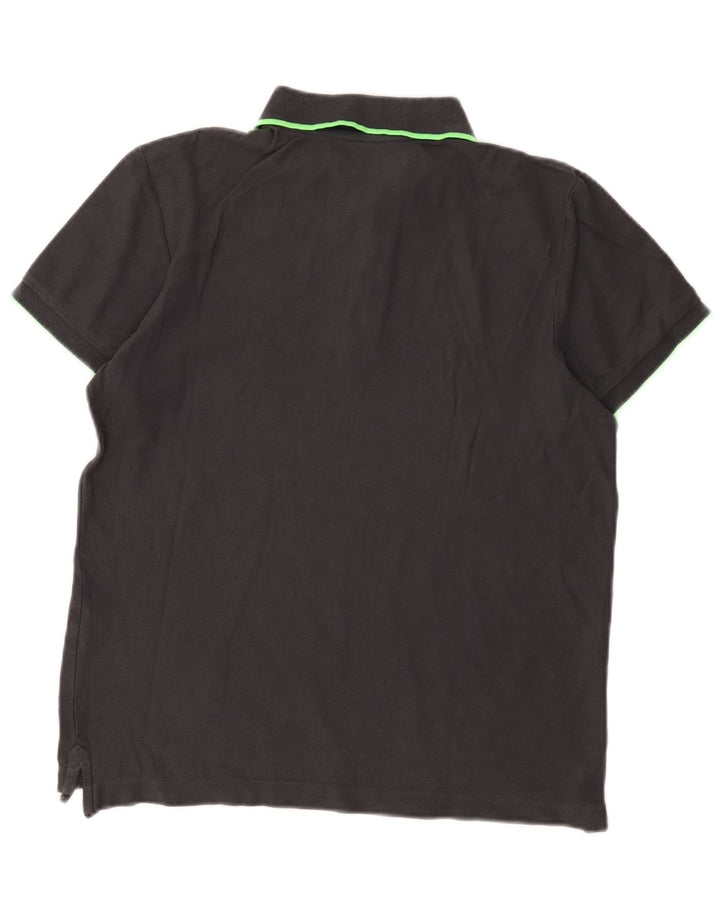 Lotto Herren-Poloshirt, klein, graue Baumwolle