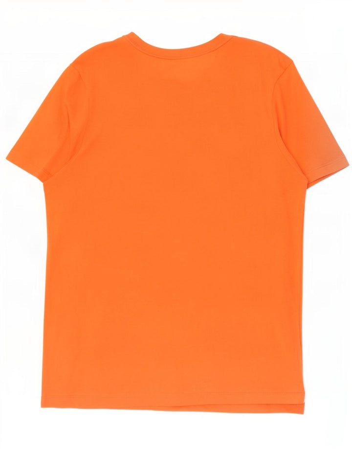 Nike Herren-T-Shirt mit Grafik, mittelorange Baumwolle