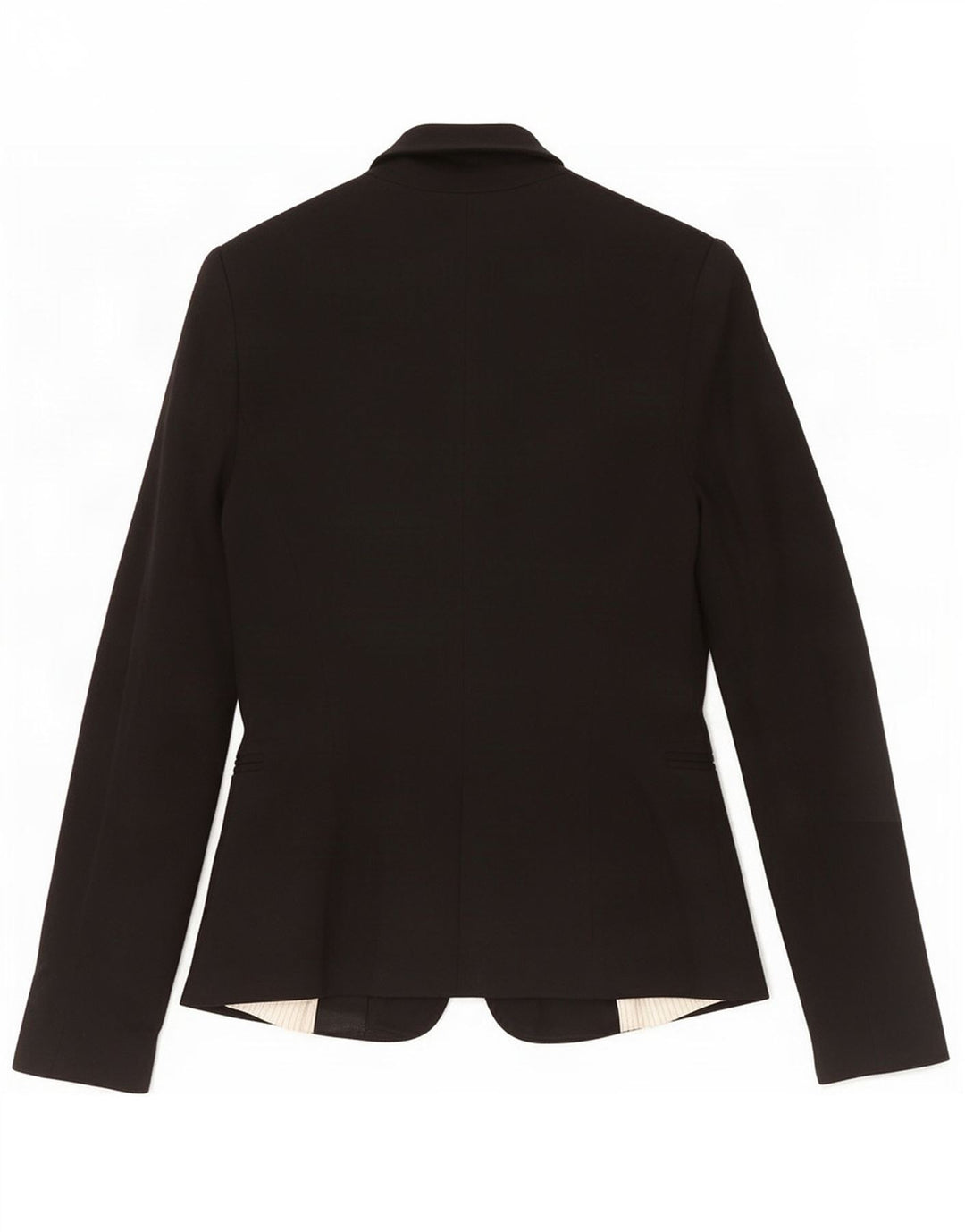 Zara Damen 1-Knopf-Blazerjacke UK 10 Small Schwarze Viskose
