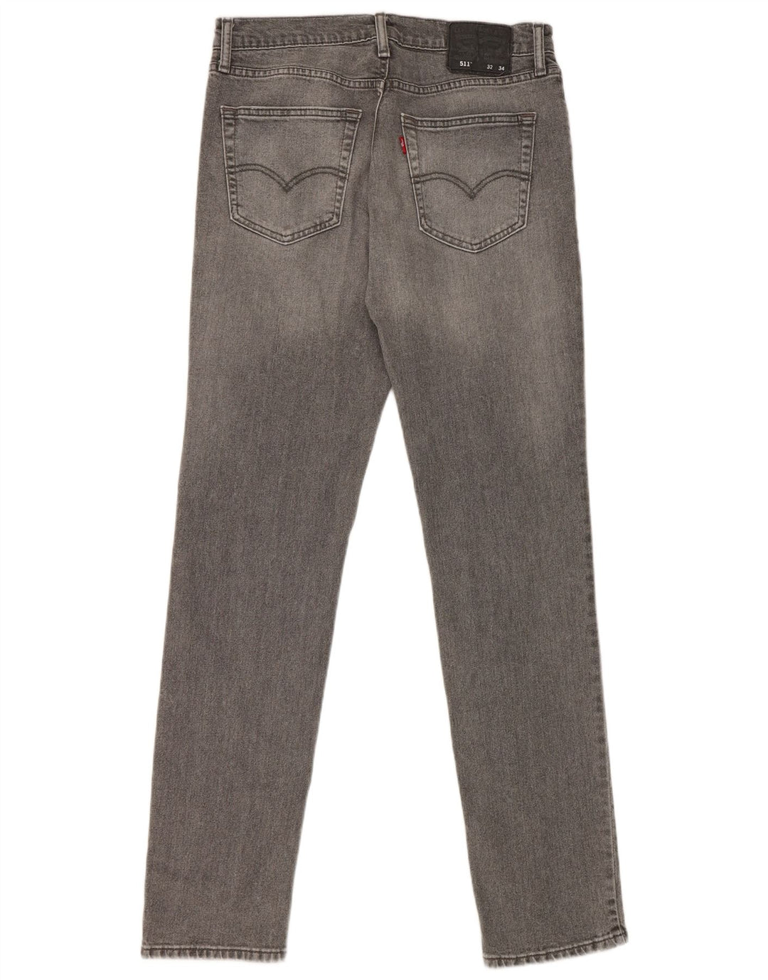 Levi's Herren 511 Slim Jeans W32 L34 Graue Baumwolle