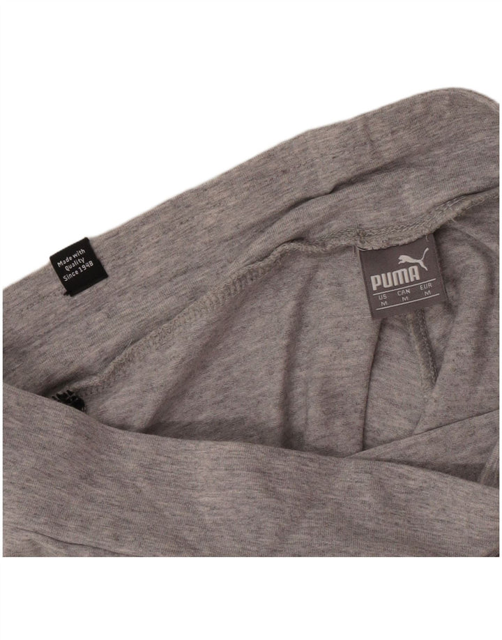 Puma Damen Leggings UK 14 Mittelgrau Farbblock