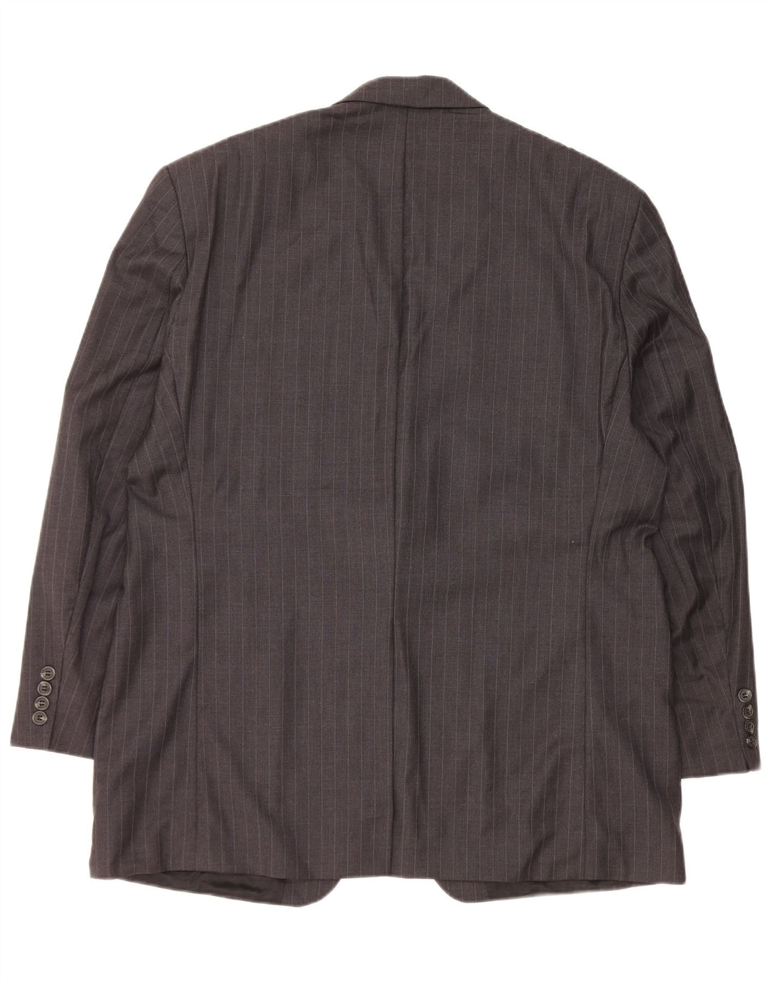 Ralph Lauren Herren-Blazer mit 2 Knöpfen, UK 44, XL, graue Nadelstreifenwolle