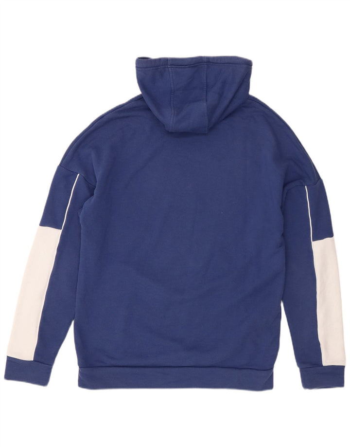 Kappa Herren-Kapuzenpullover mit Grafik, klein, Blau, Farbblock