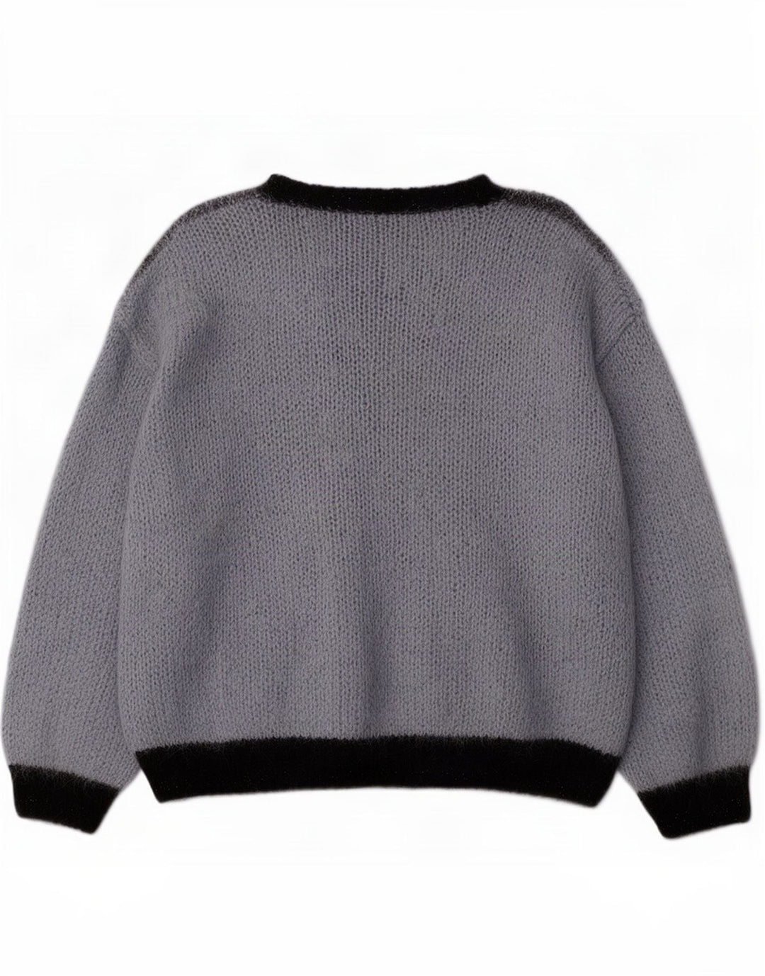 Vintage Damen Cardigan Pullover UK 16 Groß Blau Argyle/Diamant