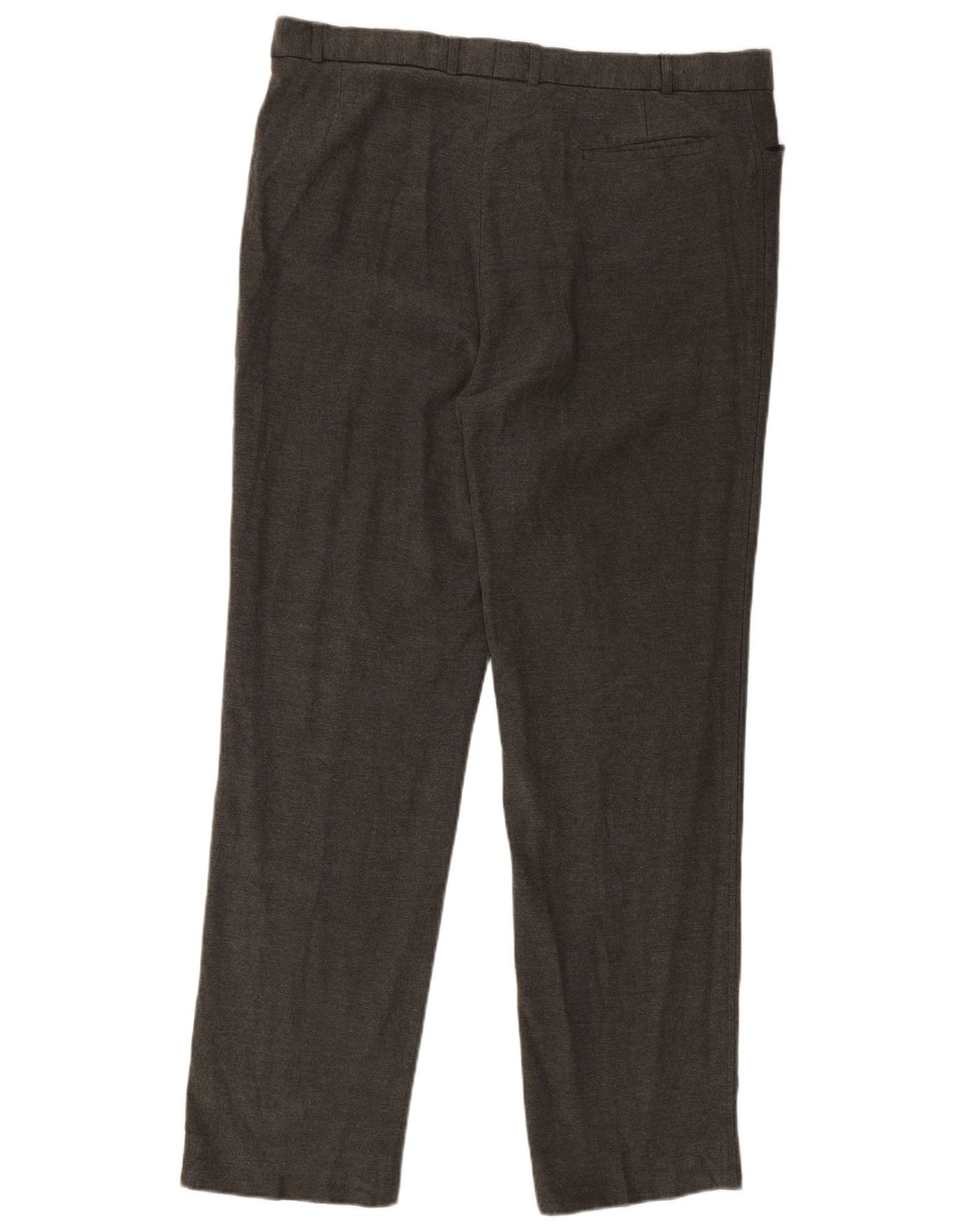 Marks & Spencer Herren-Freizeithose, gerade, W40, L33, graue Viskose