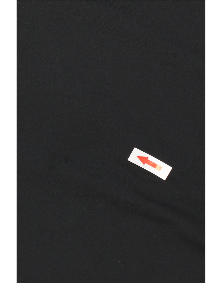 Nike Herren Dri Fit T-Shirt Top XL Schwarz Polyester