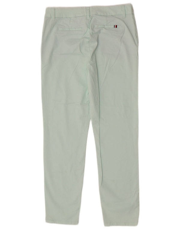 Tommy Hilfiger Damen Slim Chino-Hose US 6 Medium W28 L28 Grüne Baumwolle