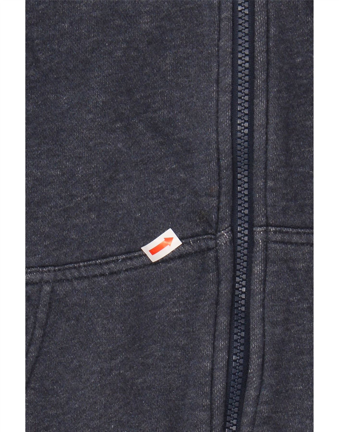 NIKE Herren-Kapuzenpullover mit Reißverschluss, mittlere marineblaue Baumwolle