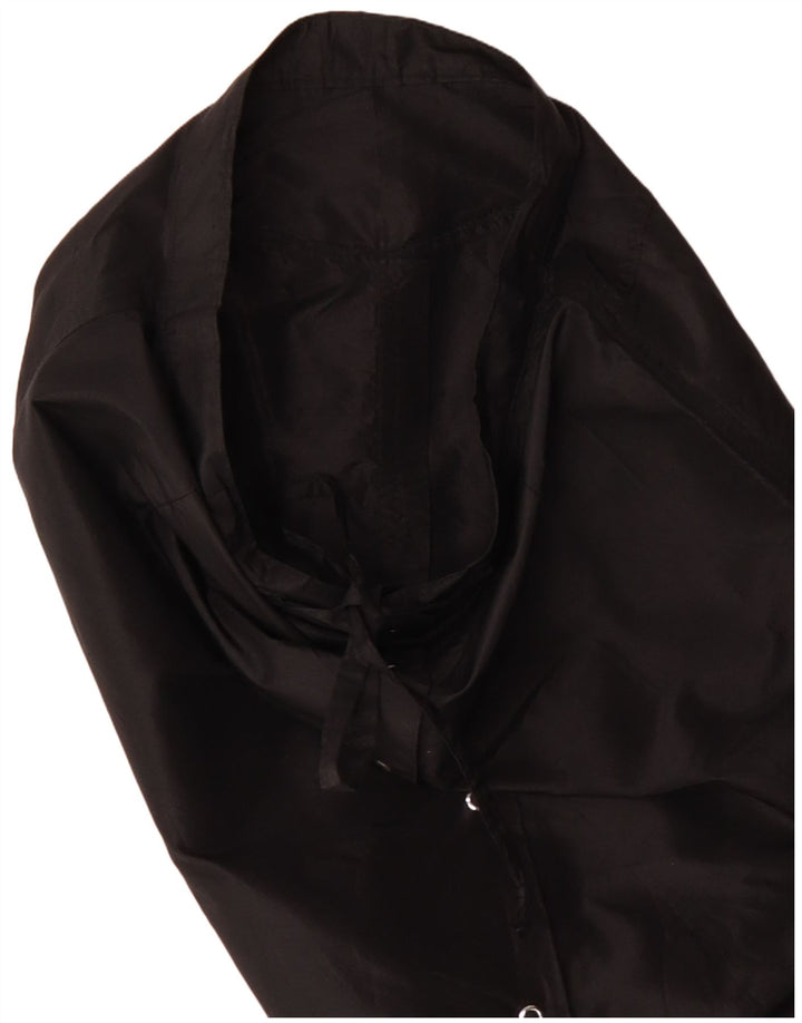 Vintage Damen High Waist Straight Rock W28 Medium Schwarz