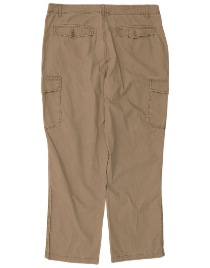 Gerade Herren-Cargohose von Marks & Spencer, W38, L31, Beige, Baumwolle