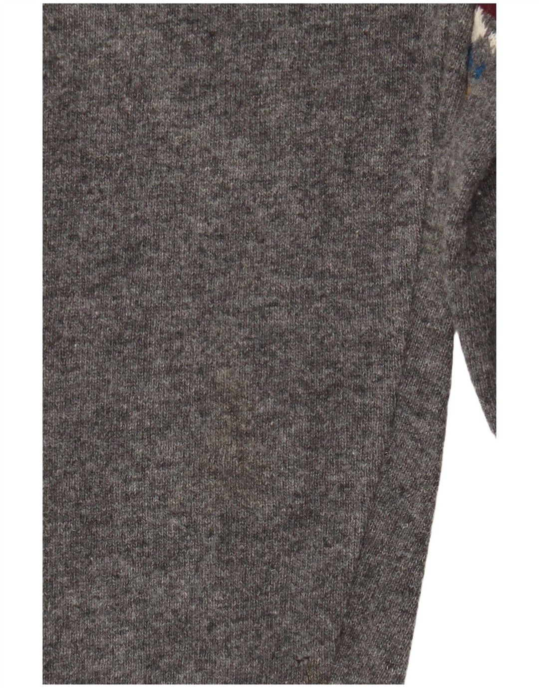 Carrera Herren-Pullover mit V-Ausschnitt, große grau gestreifte Wolle