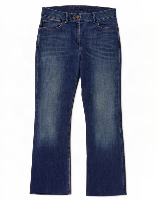 Marks & Spencer Damen Bootcut-Jeans UK 12 Medium W30 L26 Blaue Baumwolle