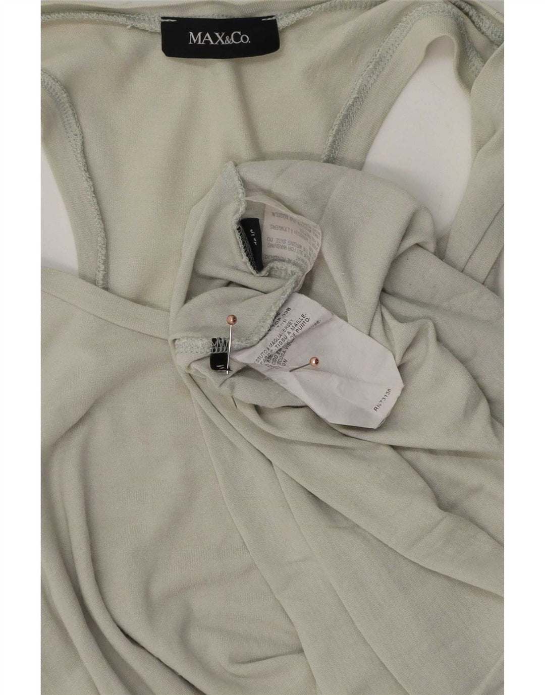 Max & Co. Damen-Trägershirt UK 12 Mittelgraue Viskose