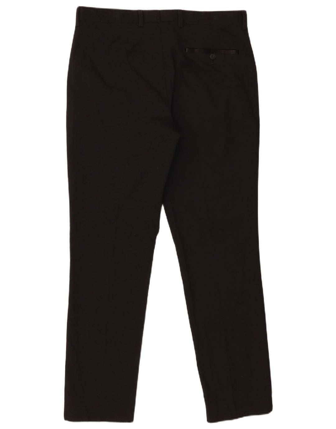 Marks & Spencer Herren Slim Anzughose W34 L31 Schwarz Polyester