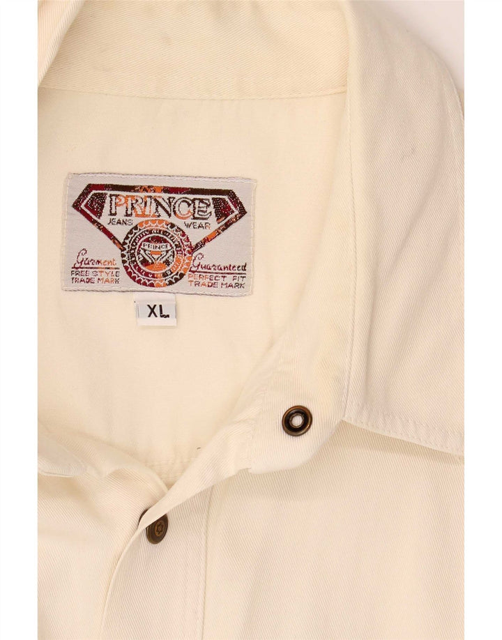 Prince Herren Jeanshemd XL Beige
