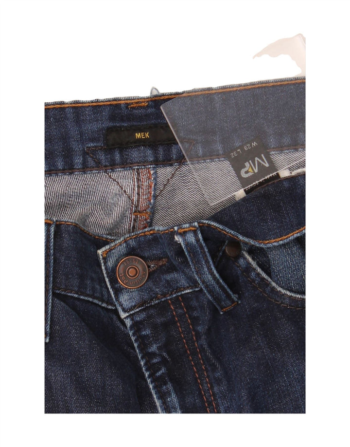 MEK Mens Straight Jeans W29 L32 Navy Blue Vintage Mek and Second-Hand Mek from Messina Hembry 