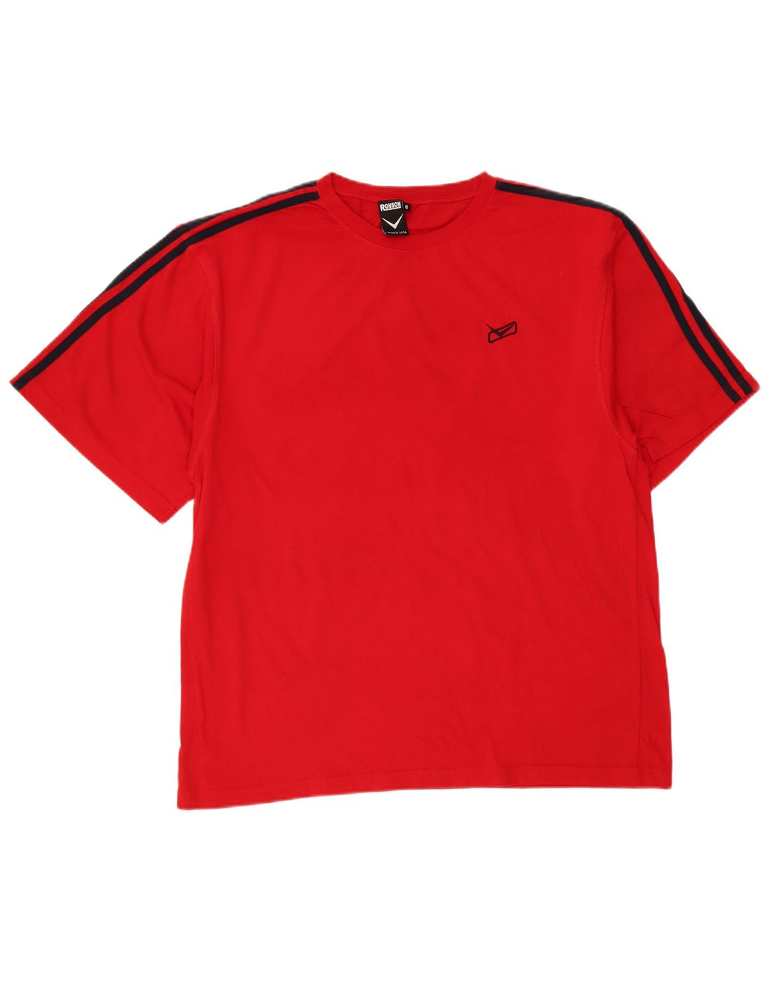 Vintage Herren T-Shirt Top XL Rote Baumwolle