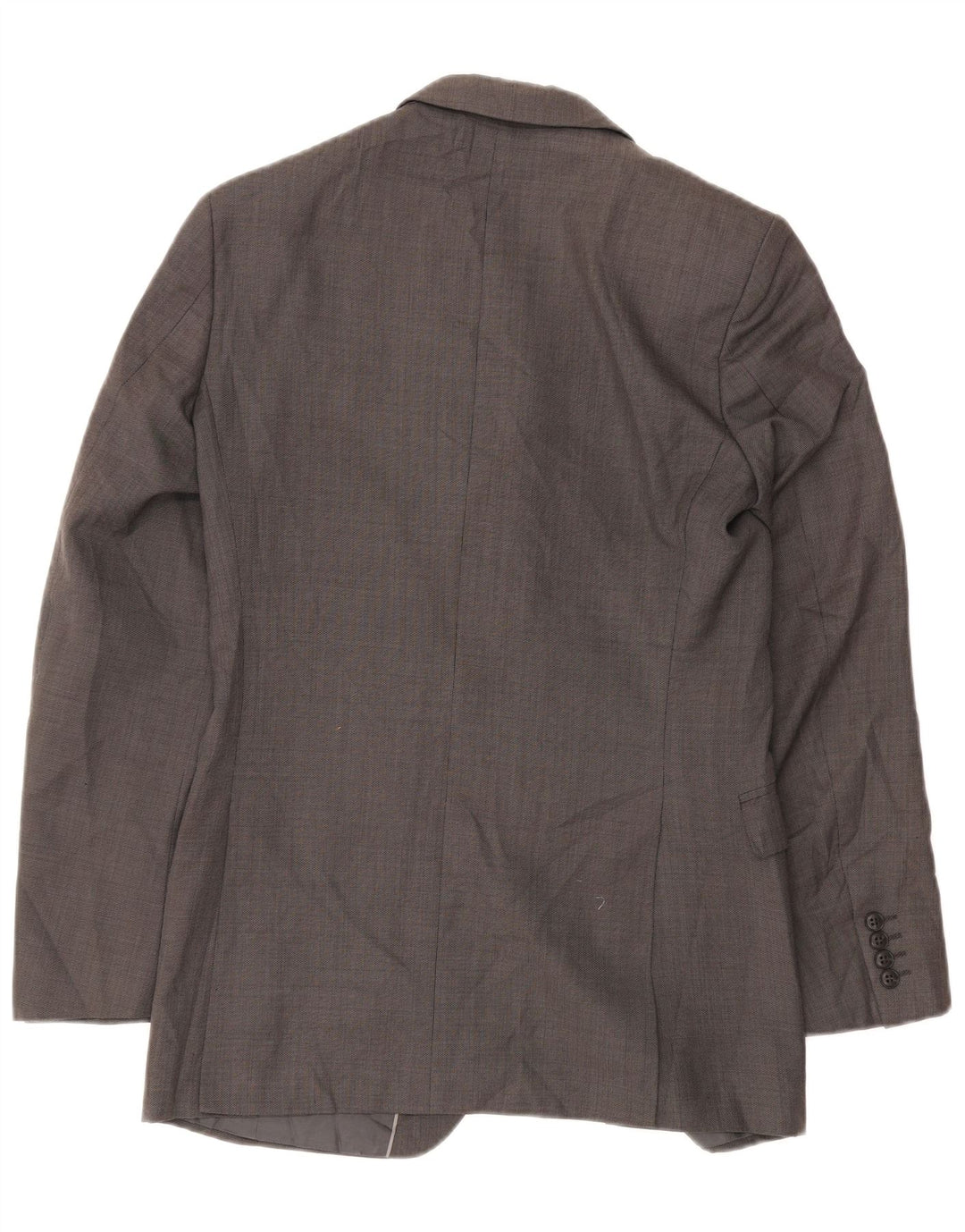 Marks & Spencer Herren-Blazer mit 2 Knöpfen, UK 36, kleine graue Wolle