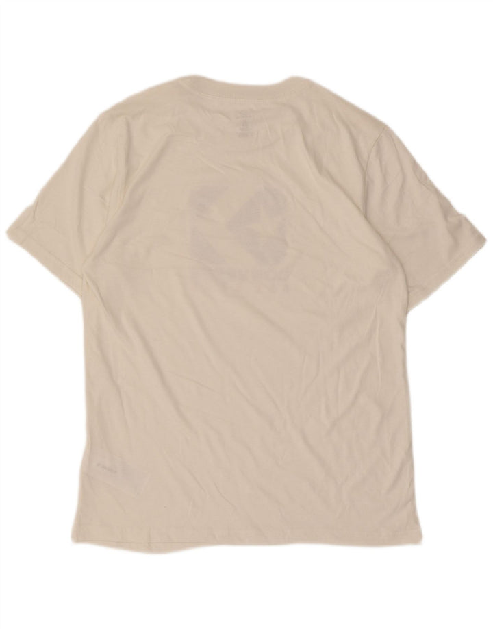 Converse Herren-T-Shirt mit Grafik, Größe S, weiße Baumwolle