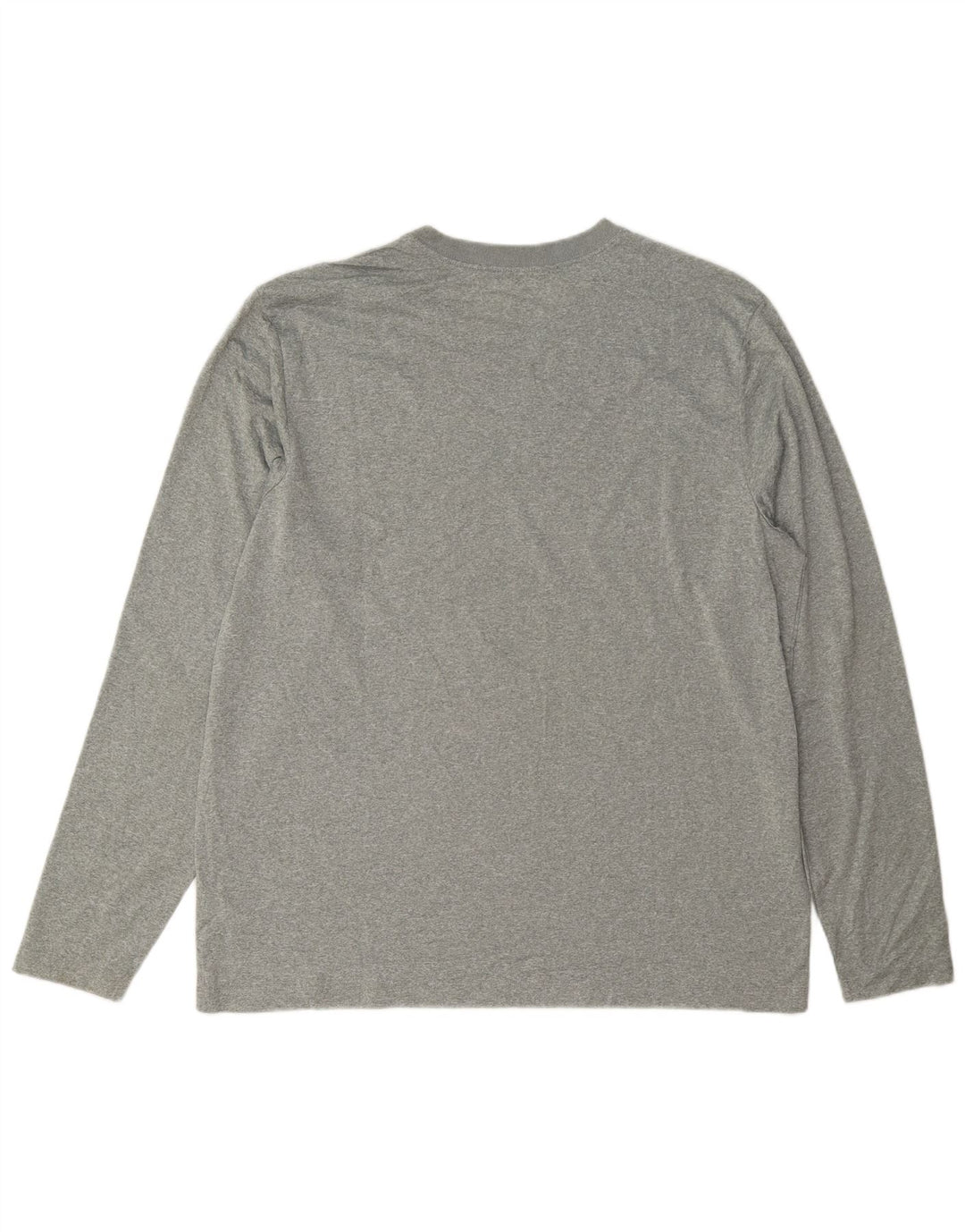 Nike Herren Dri Fit Top Langarm XL Grau geflecktes Polyester