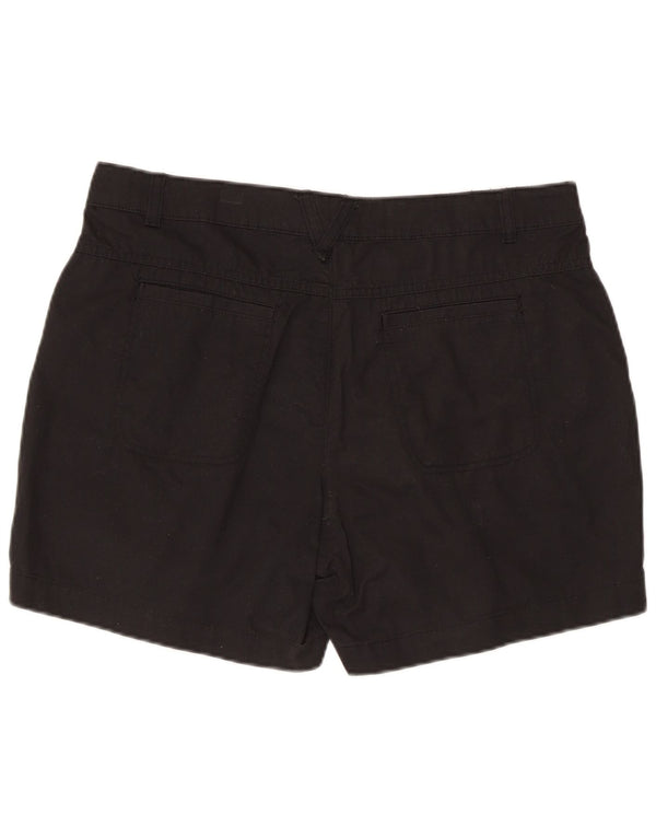Mountain Warehouse Reguläre Chino-Shorts für Damen, UK 14, Größe L, W35, schwarze Baumwolle