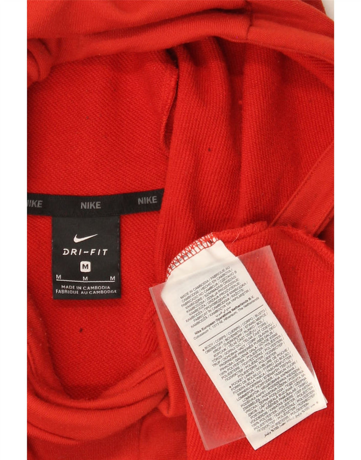 Nike Herren Dri Fit Graphic Kapuzenpullover Mittelorange Polyester